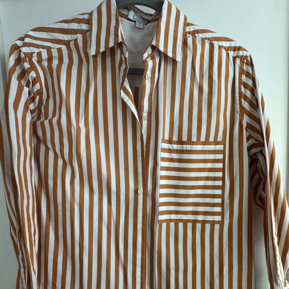 AYR - The Deep End striped button down - XS